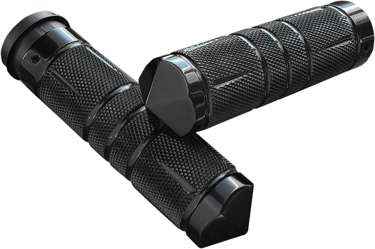 Accutronix Black Knurled Diamond Grips For Tbw Grips Accutronix