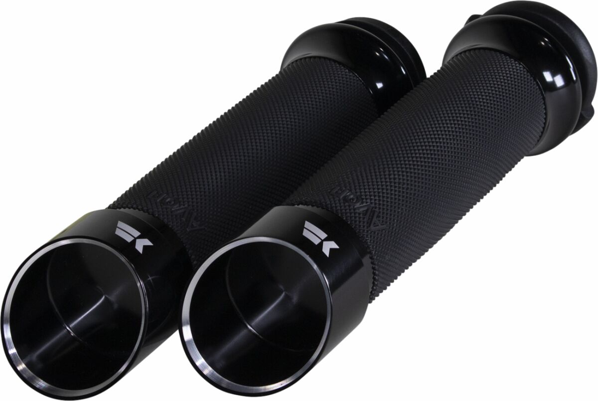 Khrome Werks Grip Custom Edge Tbw Bl Grips Khrome Werks