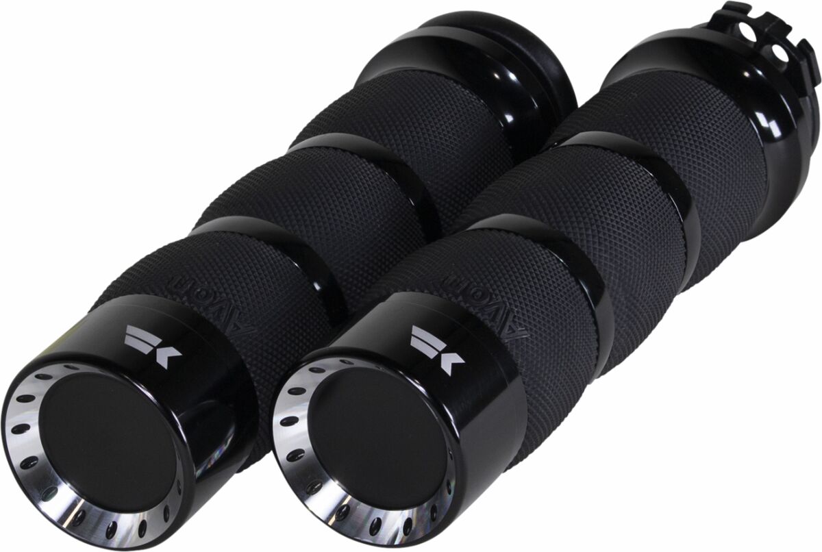 Khrome Werks Grip Air Turbine Cbl Bl Grips Khrome Werks