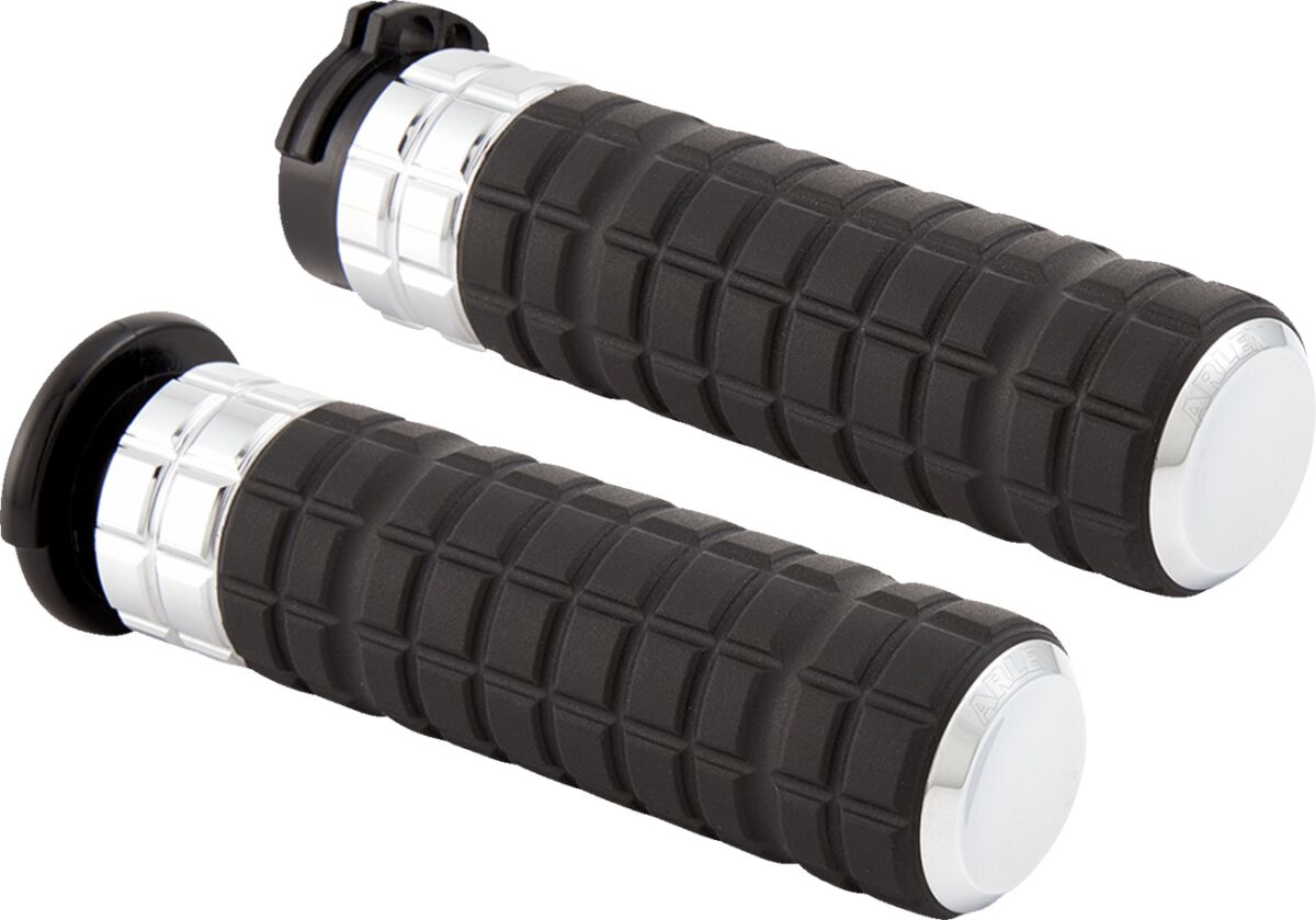 Speedliner Grips Dual-Cable, Black Grips Arlen Ness