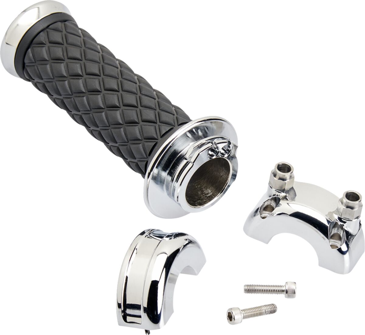 Biltwell Grips Alumicore Cstm Chr Grips Biltwell