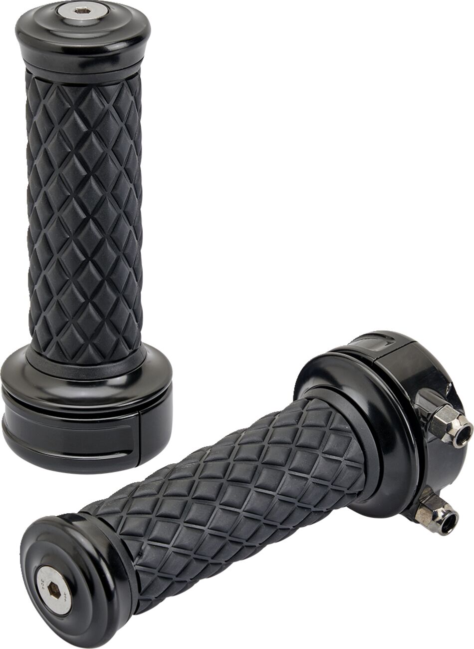 Biltwell Grips Alumicore Cstm Blk Grips Biltwell