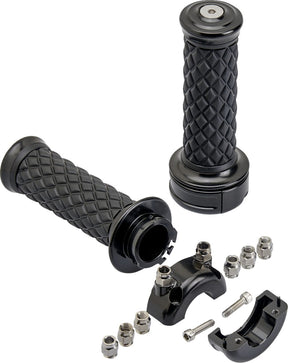 Biltwell Grips Alumicore Cstm Blk Grips Biltwell