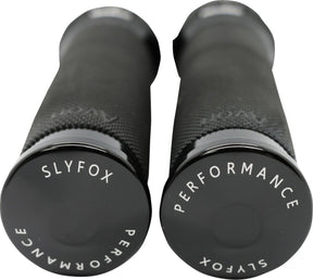 1" Custom Contour Grips Dual-Cable, Black Grips Slyfox