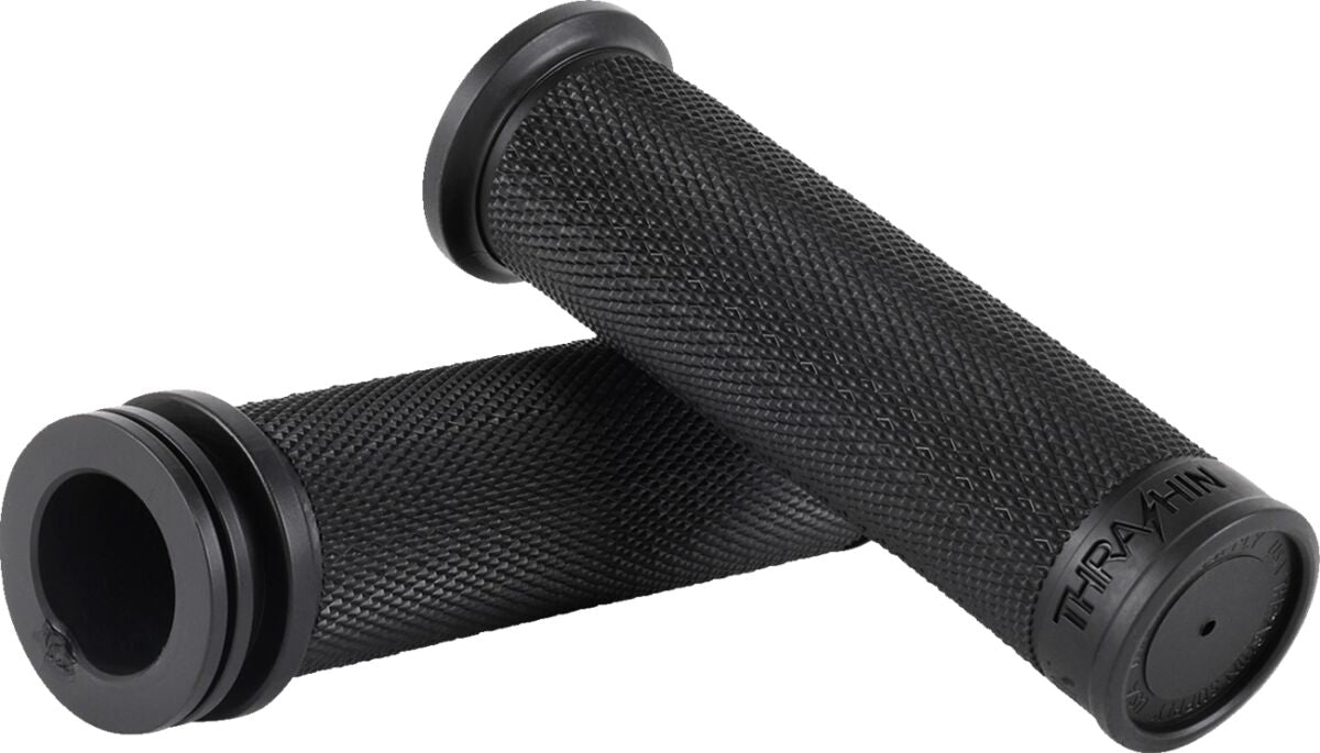 Thrashin Supply Co. Grips Moto 1 Slim Black Grips Thrashin Supply Co.