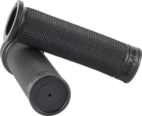 Thrashin Supply Co. Grips Moto 1 Slim Black Grips Thrashin Supply Co.
