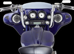Arlen Ness Deep Cut® Comfort Grips, Chrome - 24+ Touring Grips Arlen Ness