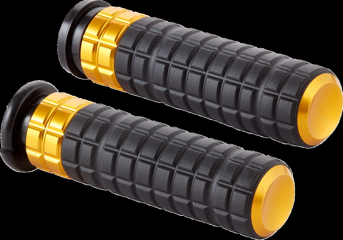 Arlen Ness SpeedLiner Grips, Gold - Fly-By-Wire (FBW) Grips Arlen Ness