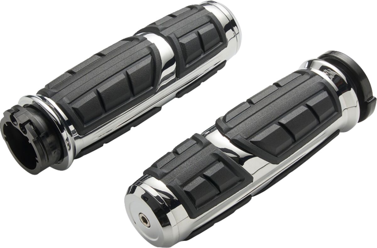 Ciro Grips Chicane Street Glide/Road Glide Chrome Grips Ciro
