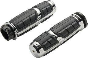 Ciro Grips Chicane Street Glide/Road Glide Chrome Grips Ciro