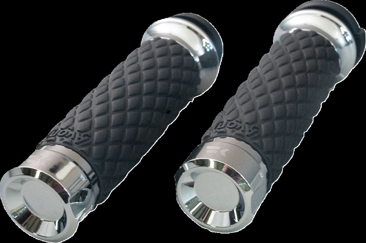 Khrome Werks Grip Diamond Cc Klassic Chrome Grips Khrome Werks