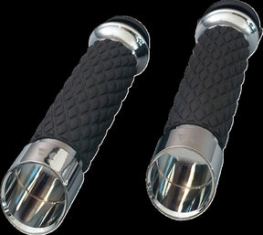 Khrome Werks Grip Diamond Cc Edge Chrome Grips Khrome Werks