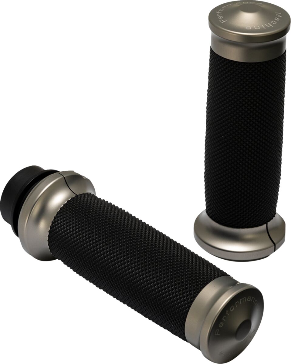 Performance Machine (Pm) Grip Pm Contour Gunmetal Gray Grips Performance Machine
