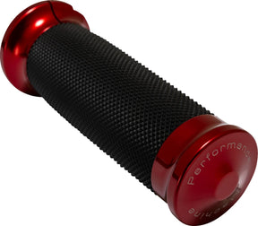 Performance Machine (Pm) Grip Pm Contour Red Tbw 24 25 HANDLEBAR GRIPS Performance Machine