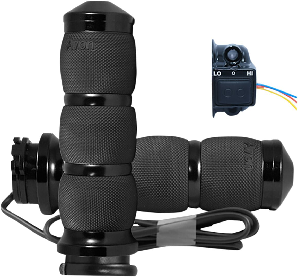 Avon Grips Grip Aircush Ano Clb Heat HANDLEBAR GRIPS-HEATED Avon Grips