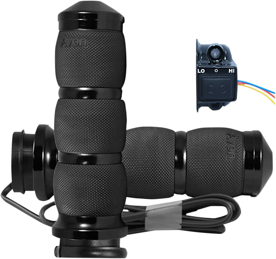 Avon Grips Grip Aircush Ano Tbw Heat HANDLEBAR GRIPS-HEATED Avon Grips