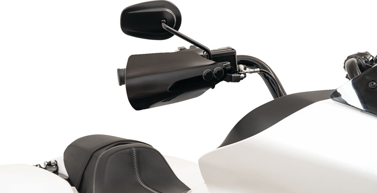 Hand Guards, Black Opaque - 24 Touring Road Glide Handguard Memphis Shades HD