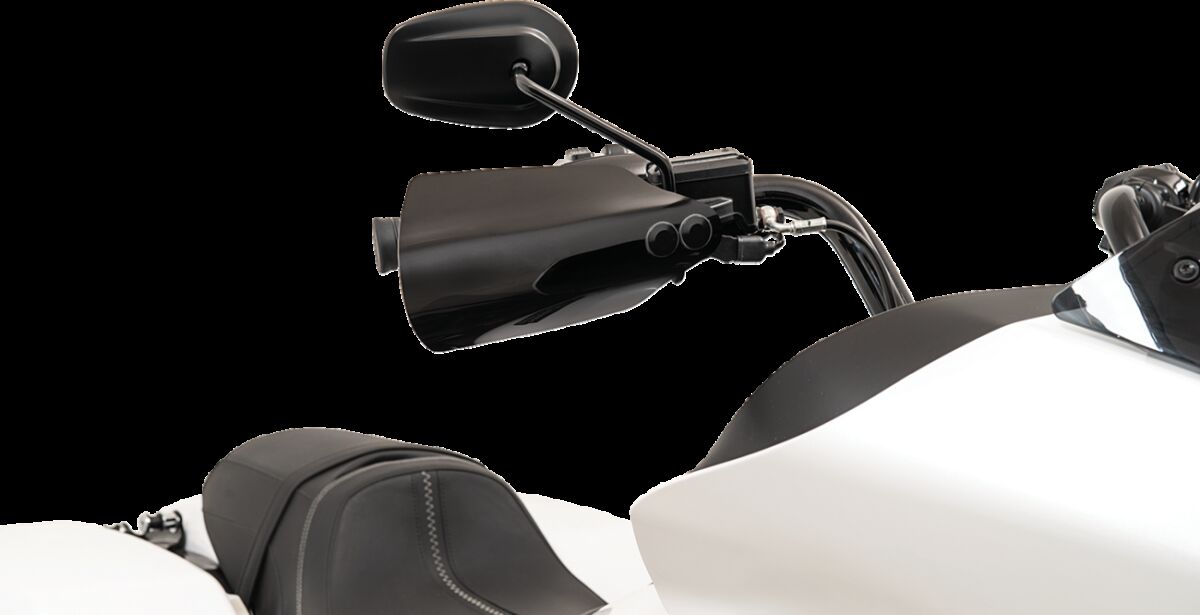 Memphis Shades Hd Hand Guards, Black Opaque - 24 Touring Road Glide Handguards Memphis Shades