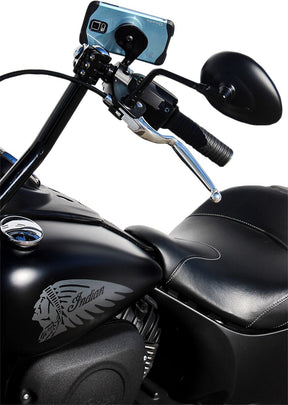Klock Werks Device Mount Iomounts™ Indian Black Handlebar Mounted Accessories Klock Werks