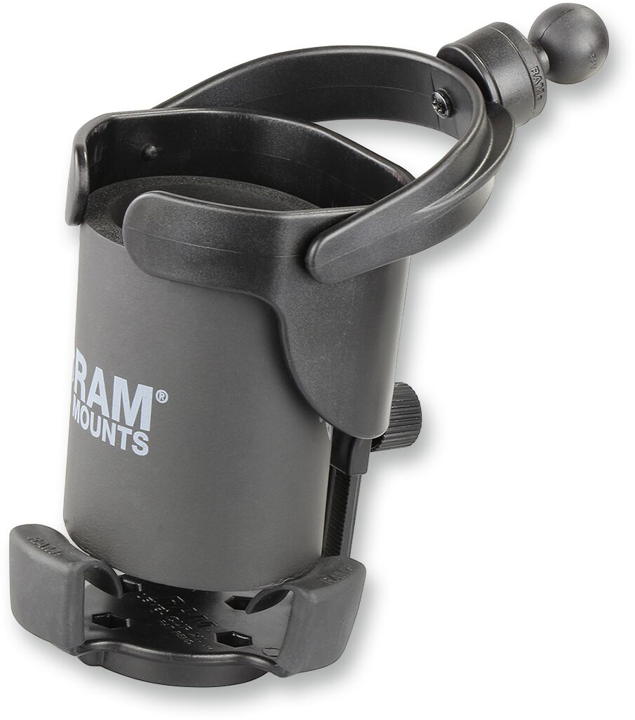Ram Mounts Ball With Xl Cup Holder HANDLEBAR-MOUNTED ACCESSORIES Ram Mounts