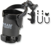 Ram Mounts Kit With Xl Cup Holder HANDLEBAR-MOUNTED ACCESSORIES Ram Mounts