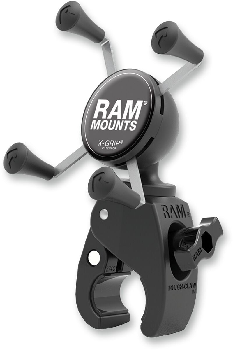 Ram Mounts Kit Xgrip Tclaw .625 1.5 HANDLEBAR-MOUNTED ACCESSORIES Ram Mounts