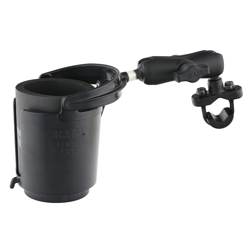 Ram Mounts Kit Level Cup Rail Mount HANDLEBAR-MOUNTED ACCESSORIES Ram Mounts