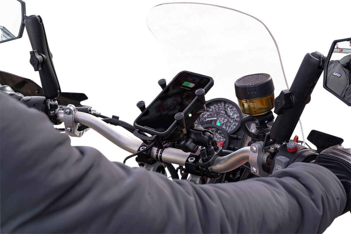 Ram Mounts Kit Toughchrg Xgrip Ubolt HANDLEBAR-MOUNTED ACCESSORIES Ram Mounts