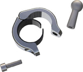 Ciro Clamp Alum Chr 1.125/1.25 HANDLEBAR-MOUNTED ACCESSORIES Ciro