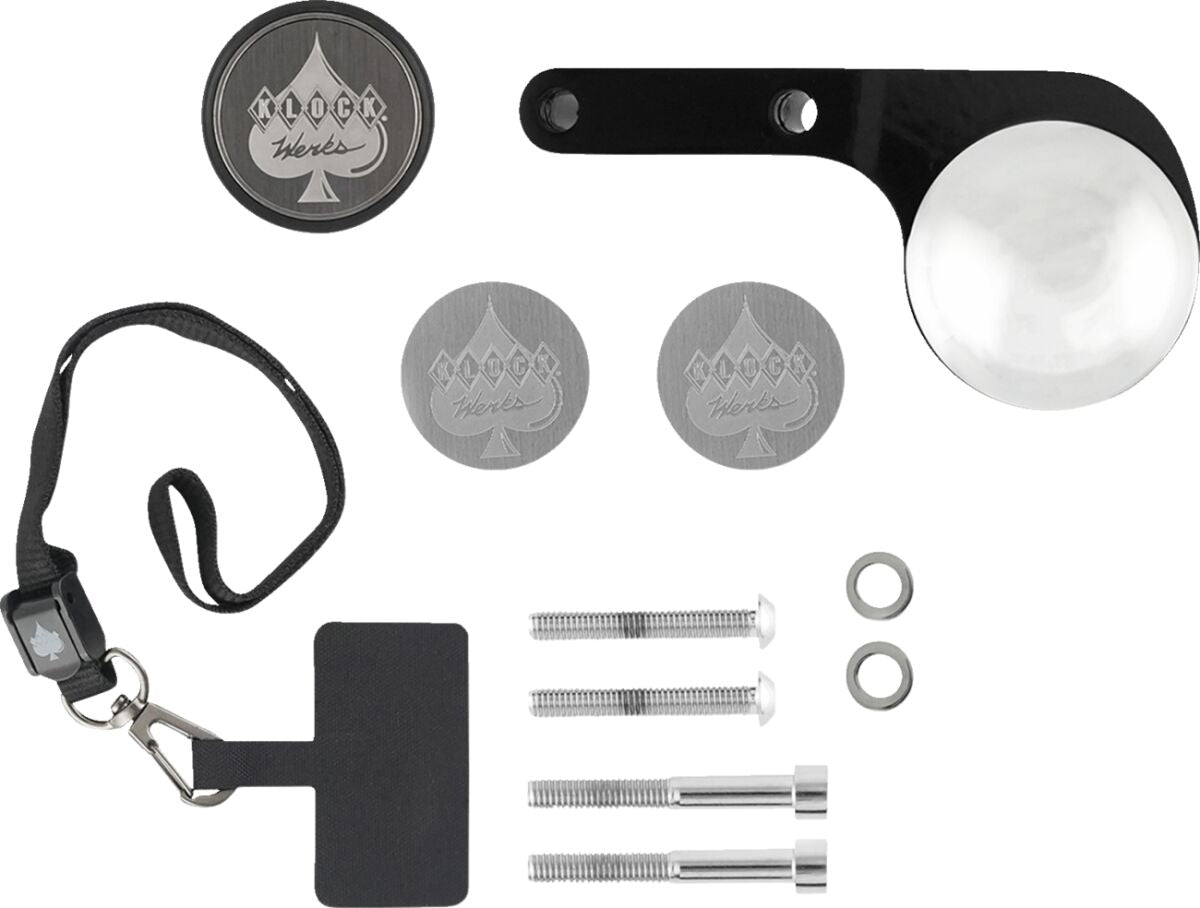 Klock Werks Switch Mount I Omount™ Challenger Black Handlebar Mounted Accessories Klock Werks