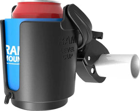 Ram Mounts Tough-Claw™ Mount with Level Cup™ Drink Holder Handlebar Mounted Accessories Ram Mounts