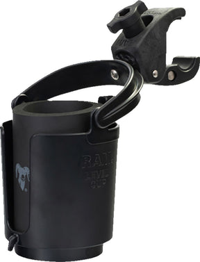 Ram Mounts Tough-Claw™ Mount with Level Cup™ Drink Holder Handlebar Mounted Accessories Ram Mounts