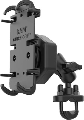 Ram Mounts Kit Quick Grip With Vibe Safe HANDLEBAR-MOUNTED ACCESSORIES Ram Mounts