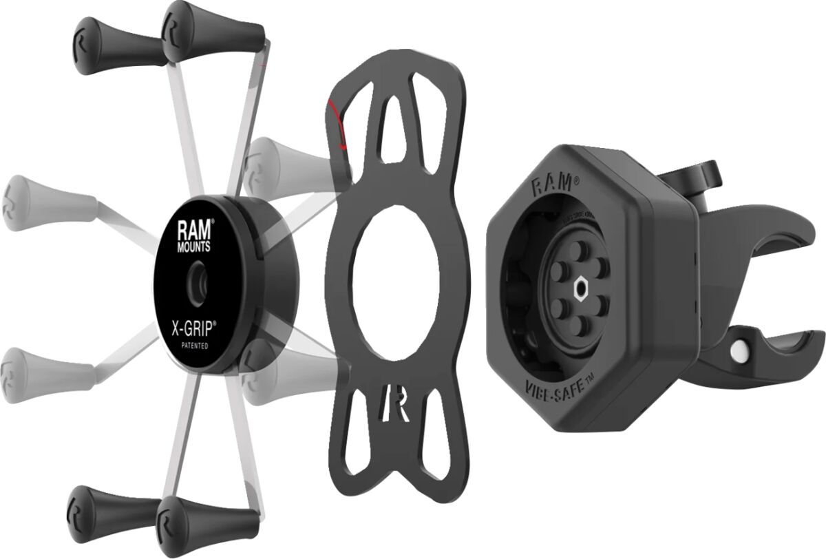 Ram Mounts Kit Xgrip With Vibe Safe And T HANDLEBAR-MOUNTED ACCESSORIES Ram Mounts