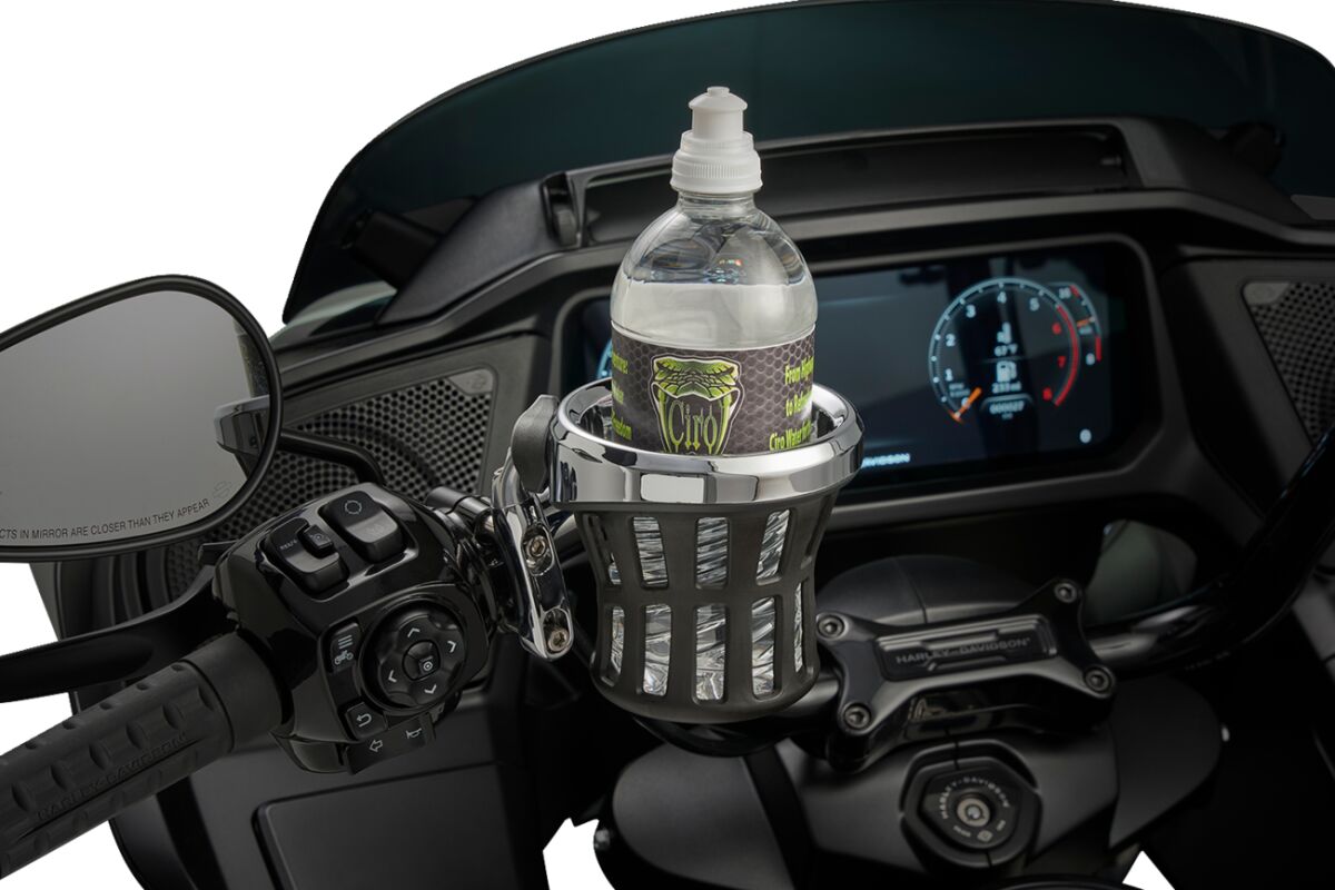 Ciro Holder Drink Gen 2 Chrome Perc HANDLEBAR-MOUNTED ACCESSORIES Ciro