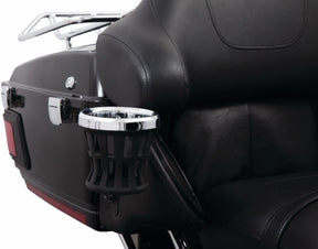 Ciro Drink Holder Gen 2 Chrome Passenger Black Mount Handlebar Mounted Accessories Ciro