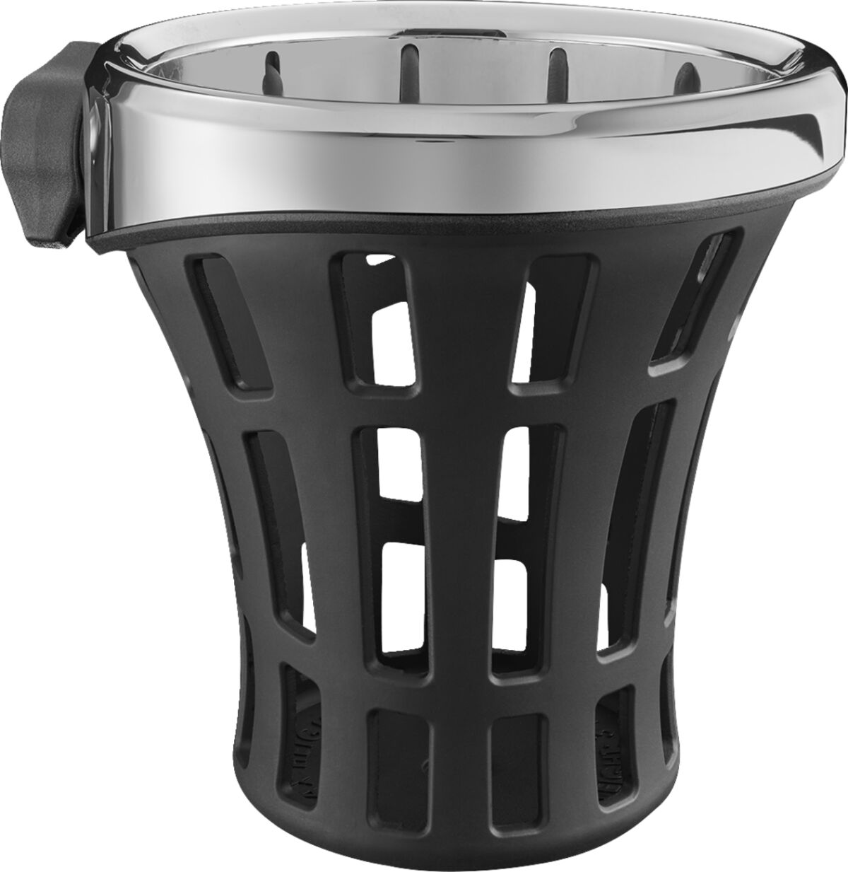 Ciro Drink Holder Gen 2 Big Ass Chrome Passenger Chrome Mount Handlebar Mounted Accessories Ciro