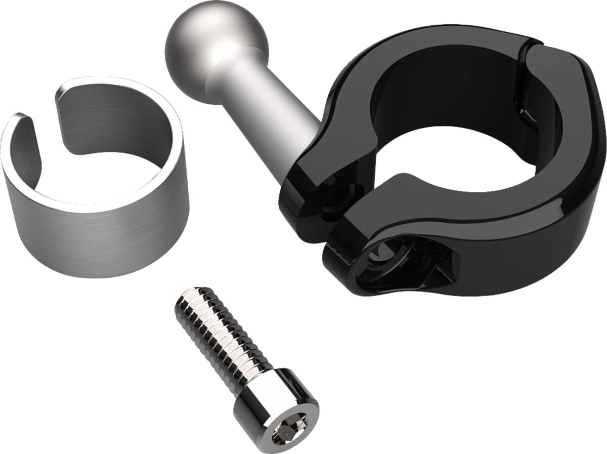 Ciro Clamp Aluminum 1 1/2 Gen 2 Bla HANDLEBAR-MOUNTED ACCESSORIES Ciro