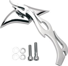 Drag Specialties Mirror Goth/Flame Right MIRRORS Drag Specialties