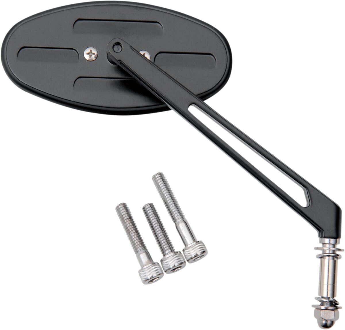 Drag Specialties Mirror Blu Stlth I Blk MIRRORS Drag Specialties