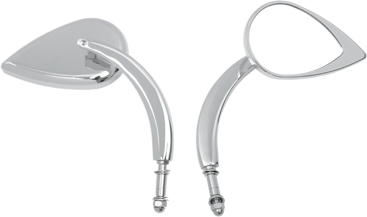 Drag Specialties Mirror T Drop Chr L. Stm MIRRORS Drag Specialties