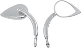 Drag Specialties Mirror T Drop Chr L. Stm MIRRORS Drag Specialties