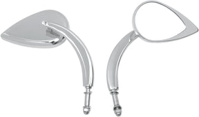 Drag Specialties Mirror T Drop Chr L. Stm MIRRORS Drag Specialties