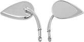 Drag Specialties Mirror T Drop Chr S. Stm MIRRORS Drag Specialties