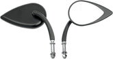 Drag Specialties Mirror T Drop Blk S. Stm MIRRORS Drag Specialties