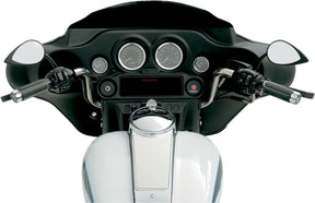 Drag Specialties Mirror T Drop Blk S. Stm MIRRORS Drag Specialties