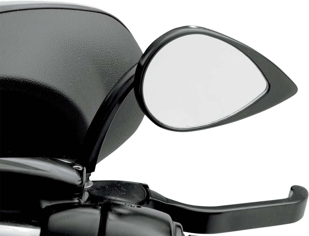 Drag Specialties Mirror T Drop Blk S. Stm MIRRORS Drag Specialties