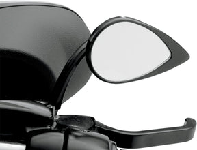 Drag Specialties Mirror T Drop Blk S. Stm MIRRORS Drag Specialties