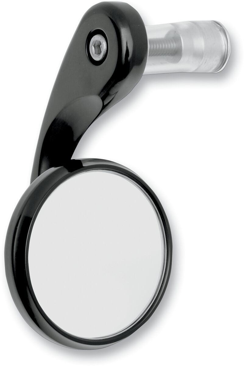 Todd's Cycle Mirror Bar End Left Blk MIRRORS Todd's Cycle