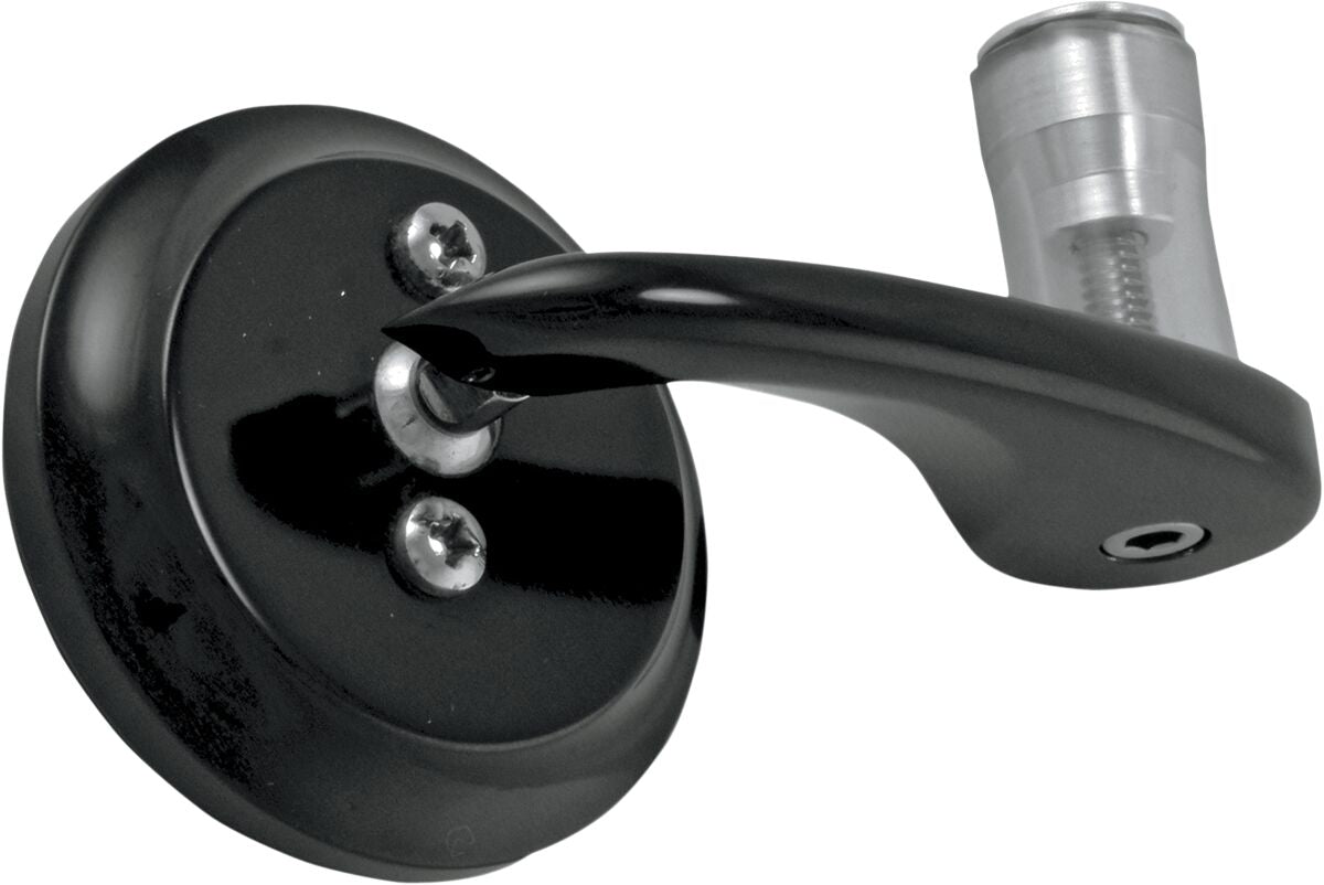 Todd's Cycle Mirror Bar End Left Blk MIRRORS Todd's Cycle